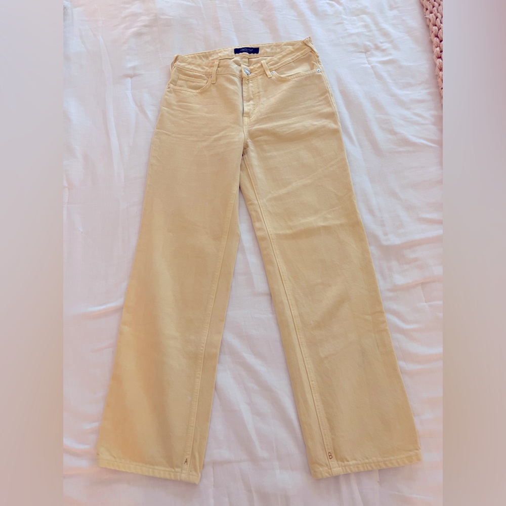 Scotch & Soda Yellow Straight Leg Denim